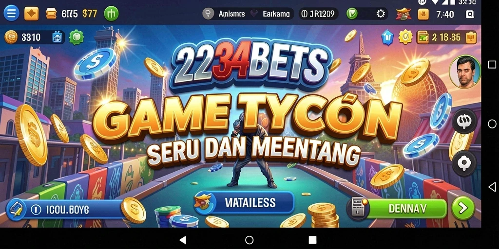 Tampilan gameplay 1234BETS yang seru dan menantang.