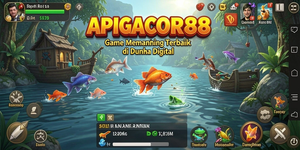Tangkapan besar dalam gameplay APIGACOR88 yang memukau.