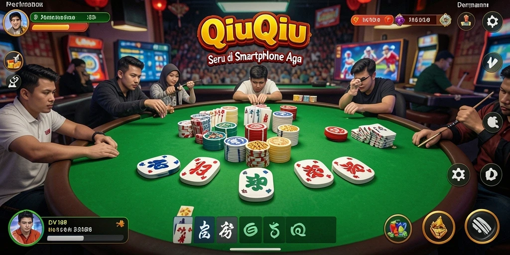 Screenshot gameplay QiuQiu di DV188 yang seru dan menegangkan.